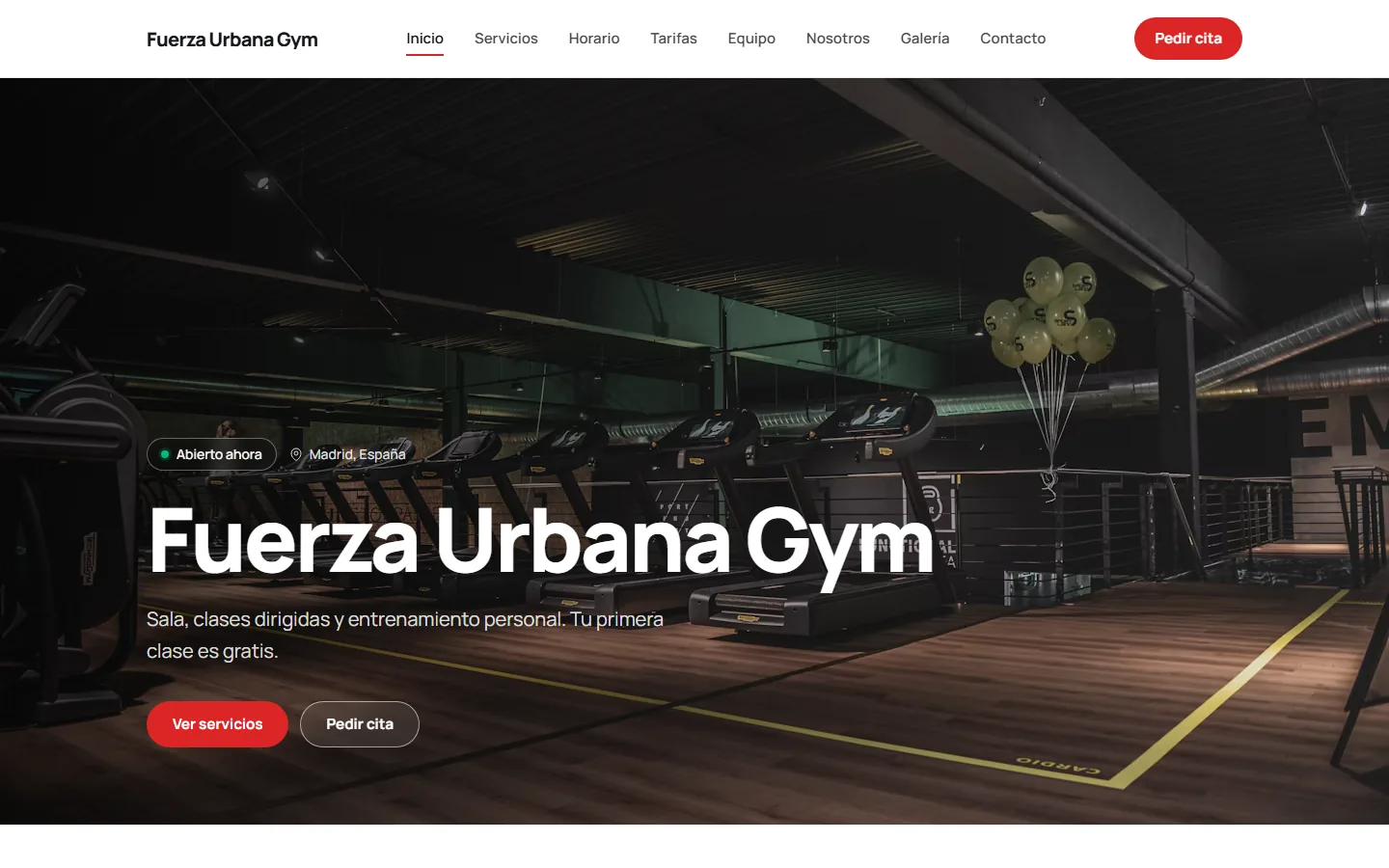 Gimnasios y academias